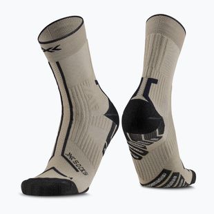 Kojinės X-Socks Trailrun Terraskin Expert Crew sand/dark sand