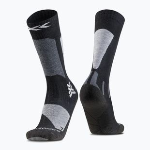 Vaikiškos slidinėjimo kojinės X-Socks Ski Discover Otc x black/light grey