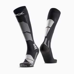 Moteriškos slidinėjimo kojinės X-Socks Ski Perform Otc x black/light grey