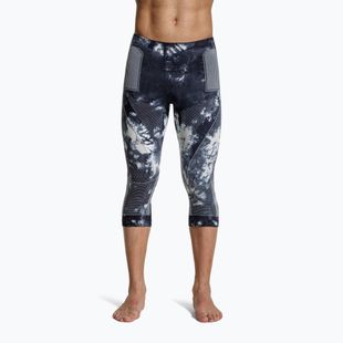 Termoaktyvios kelnės X-Bionic Energy Accumulator Wild 3/4 tiedye x black/fluo pink