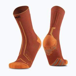 Kojinės X-Socks Trailrun Terraskin Expert Crew burnt red/orange