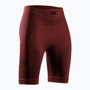 Moteriškos bėgimo tamprės X-Bionic Xceed Run Tights oxide red/x black