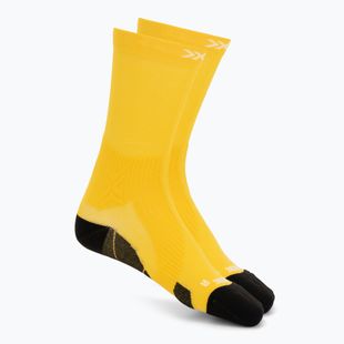 Kojinės X-Socks Run Perform Crew flash yellow