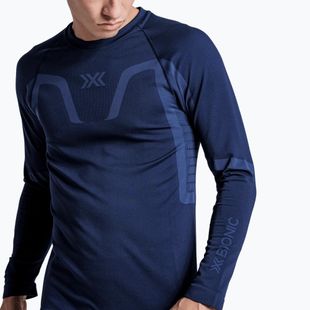 Vyriškas termoaktyvus džemperis X-Bionic X-Ential Baselayer LS marine