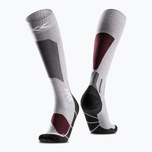 Slidinėjimo kojinės X-Socks Ski Discover Merino Otc silver grey