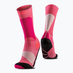 Vaikiškos slidinėjimo kojinės X-Socks Ski Discover Otc hot red