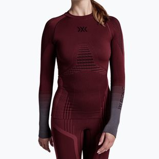 Moteriškas termo džemperis X-Bionic Invent Graphics LS oxide red/x black