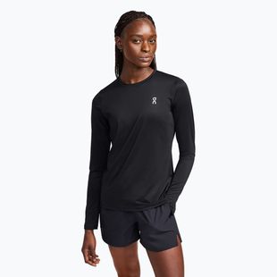 Moteriški bėgimo marškinėliai ilgomis rankovėmis On Core Long-T black