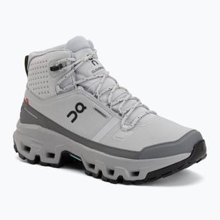 Vyriški turistiniai batai On Cloudrock Mid Waterproof glacier/alloy