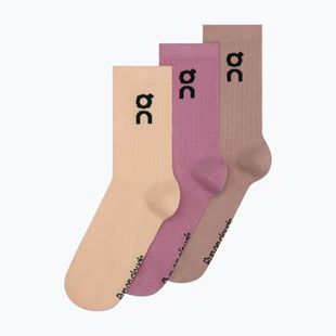 Kojinės On Logo High 3 pack sherbet/rhodonite