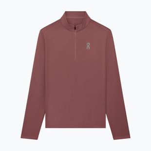 Vyriškas bėgimo džemperis On Core 1/4 Zip barberry