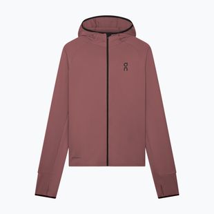 Vyriškas bėgimo džemperis On Climate Zip Hoodie barberry