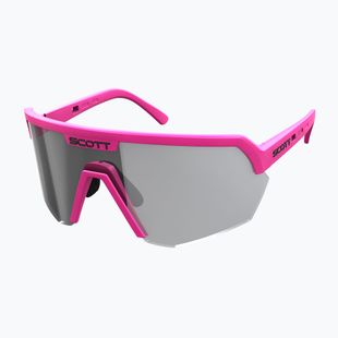 Akiniai nuo saulės SCOTT Sport Shield LS acid pink/grey light sensitive