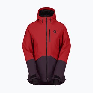 Moteriška slidinėjimo striukė SCOTT Ultimate Dryo Ripstop power red/rich purple