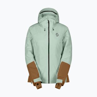 Moteriška slidinėjimo striukė SCOTT Ultimate Dryo Tech fresh green/bread brown