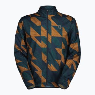 Vyriška bėgimo striukė SCOTT Endurance Tech Windbreaker dark blue/bread brown