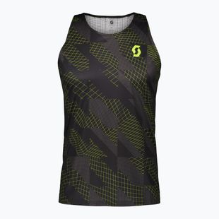 Vyriški bėgimo marškinėliai SCOTT RC Run Tank black/yellow