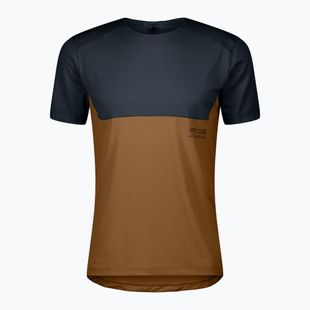 Vyriški bėgimo marškinėliai SCOTT Endurance Tech dark blue/bread brown