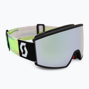Slidinėjimo akiniai SCOTT Ambit black/neon yellow/amp white chrome