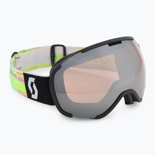 Slidinėjimo akiniai SCOTT Faze II black/neon yellow/amp silver chrome