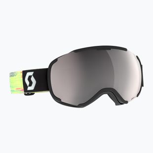 Slidinėjimo akiniai SCOTT Faze II black/neon yellow/amp silver chrome