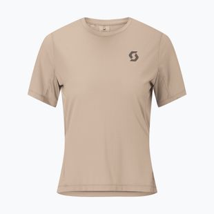Moteriški bėgimo marškinėliai SCOTT Endurance LT Tee toast beige