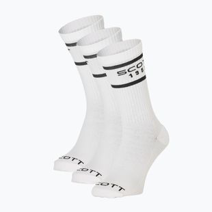 Kojinės SCOTT Retro Casual Crew 3 pairs white/black