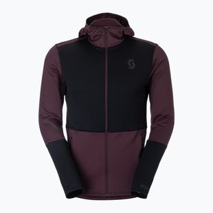 Vyriškas flisinis džemperis SCOTT Defined Light Hoody cocoa red/black