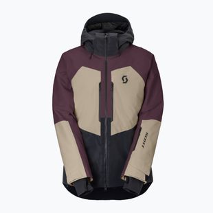 Vyriška slidinėjimo striukė SCOTT Ultimate Dryo cocoa red/portobello beige