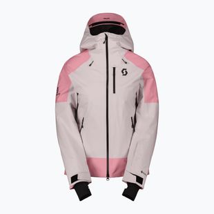 Moteriška slidinėjimo striukė SCOTT Ultimate GTX wax pink/cocoa red
