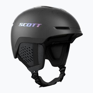 Snieglenčių šalmas SCOTT Track granite black/holo silver
