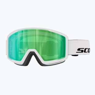 Slidinėjimo akiniai SCOTT Trace Pro Compact white/green chrome