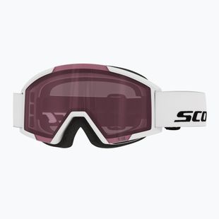 Vaikiški slidinėjimo akiniai SCOTT Shield white/rose