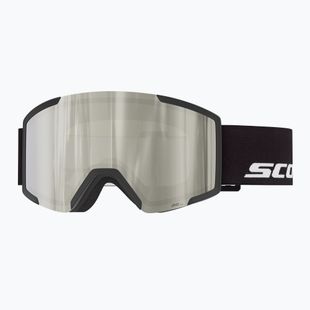 Slidinėjimo akiniai SCOTT Shield black/amp white chrome