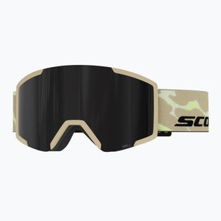 Slidinėjimo akiniai SCOTT Shield mojave beige/amp black chrome