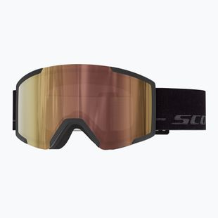 Slidinėjimo akiniai Scott Shield LS black/fog grey/amp ls cinnamon chrome