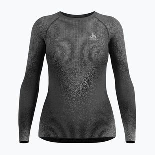 Moteriški termoaktyvūs marškinėliai Odlo Performance Warm Blackcomb Bl Top Crew Neck black