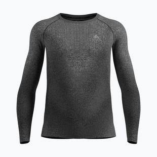 Vyriški termoaktyvūs marškinėliai ilgomis rankovėmis ODLO Performance Warm Blackcomb Bl Top Crew Neck black