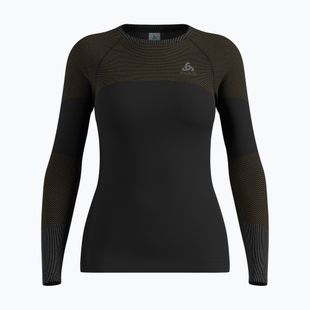 Moteriški termoaktyvūs marškinėliai ODLO Fundamentals Performance Warm Bl Top Crew Neck black