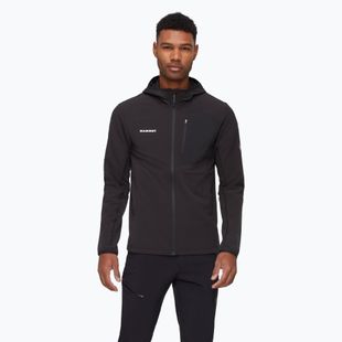 Vyriškas žygio džemperis Mammut Madris Light ML Hooded black