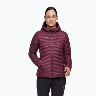 Moteriška šilta striukė Mammut Albula IN Hooded wine/black