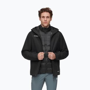 Vyriška 3 in‑1 striukė Mammut Treeline 3 in 1 HS Hooded Jacket Men black/black