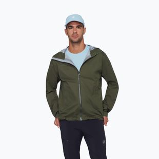 Vyriška vėjui atspari striukė Mammut Ducan HS Hooded dark mesh