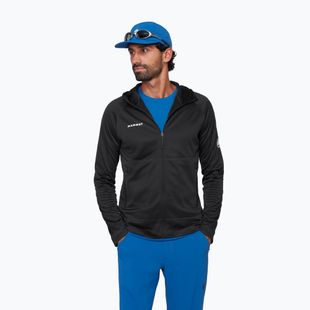 Vyriškas žygio džemperis Mammut Crag ML Hooded black