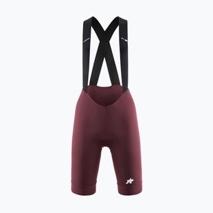 Moteriški dviračių šortai ASSOS Uma GT S11 Bib Shorts W burgundy red