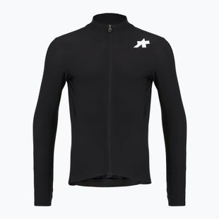 Vyriški ilgomis rankovėmis dviračių marškinėliai ASSOS Mille GT Spring Fall Jersey S11 black