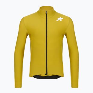 Vyriški ilgomis rankovėmis dviračių marškinėliai ASSOS Mille GT Spring Fall Jersey S11 golden yellow