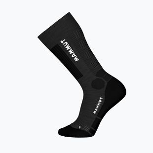 Kojinės Mammut Mountaineering Merino High Socks black/strata