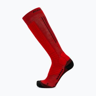 Kojinės Mammut Ski Mountaineering Merino Knee mammut red/black