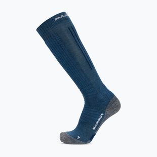 Kojinės Mammut Ski Mountaineering Merino Knee tschiel/white